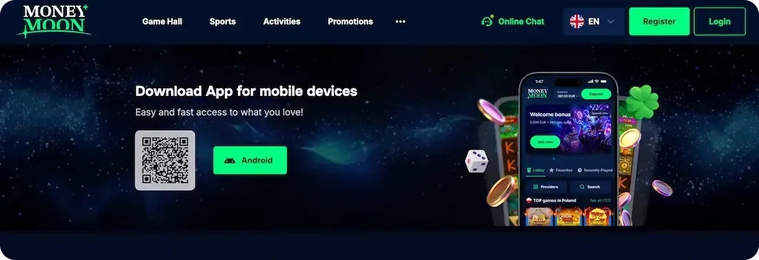 moneymoon casino app