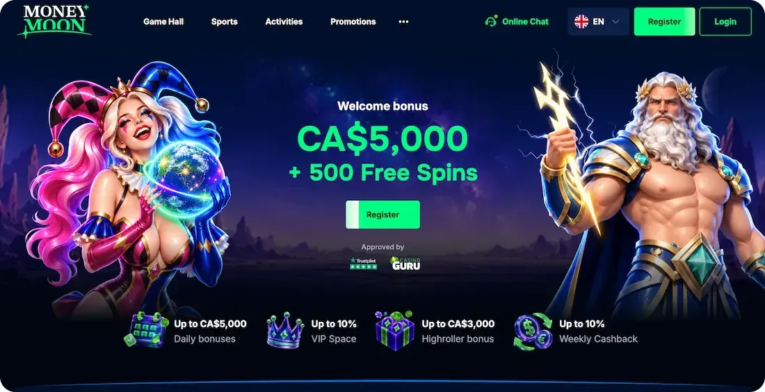 moneymoon casino site